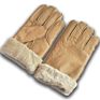 Leather Men Keeping Worm Gloves inside Wool Lining Thickened Sheepskin Fur Leather Glove