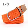 Leisure 25 Solid Color Pin Buckle Elastic Stretch Braided Waist Belts