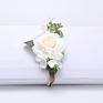 Lovely Artificial Floral Nylon Kids Toddler Hair Bands Elastic Newborn Baby Girl Flower Headband