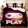 Luxury 3D Creative Game Machine Printing Bed Sheet Comforter Kids Bedding Set for the Boy Single 3 Pieces Cartoon 1Set