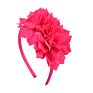 Luxury Princess Children Hairbands Wedding Accessories Girls Headband Baby Big Chiffon Flower Hairband