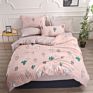 Luxury Printed Pillow Case Bed Sheet and Quilting Comforter Sets Quilt Bedding 4 Piece