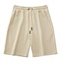 Mens Plain Cotton Terry Gym Shorts for Workout