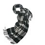 Merino Wool Scarf Men Style Plaid Check Merino Scarf Red Pattern Wool Scarf