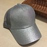 Mesh Visor Girls Ponytail Glitter Baseball Cap Women's Dad Hats