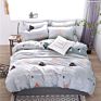 Minimalist Business Style Men's Bedding Moisture Absorption Bed Sheet Duvet Covers