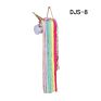 Moonson Unicorn Hair Bow Holder for Girls Wall Hanging Decor and Baby Hair Clip Hanger Organizer, Rainbow Unicorn
