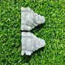 Natural Healing Rose Crystal Crafts Hand Carved Vivid Buddha Maitreya Figurine for Buddhism