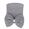 Newest Cute Newborn Baby Girl Comfy Bowknot Hospital Cap Beanie Hat Knitted Striped Baby Girl Caps Beanie Toddler Hats