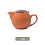 Nordic Simple Style Matte Glaze Design Include Tea Strainer Porcelain Tea Pot with Stainless Steel Cover