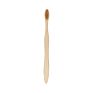 Packaging Wave Handle Multiple Colors Customized Logo Independent Eco Friendly Bamboo Toothbrush Pack