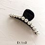 Pearl Plastic Elegant Clamp Korean Hair Claw Clip