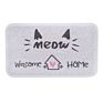 Personalized Designs Funny Cute Door Mat Black and White Brown Long Luxury Modern Doormat