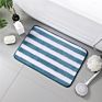 Plush Estera Door Entrance Floor Carpet Mat Rugs Polyester Tpr Bathroom Designer Stripe Area Rug