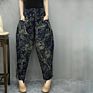 Printing Ladies Harem Pants Cotton European and American Casual Harem Pants