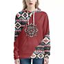 Retro Style American Samoa Polynesian Hoodie Tattoo Design Women Hoodie Pullover Female Streetwear All Seasons