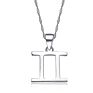 S925 Sterling Silver 12 Constellations Pendant Necklace Zodiac Sign Jewellery Gift for Women Girlfriend Couple