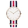Sell Thin Case Elegance Price Quartz Watches Ladies Women Minimalist Nylon Strap Watch