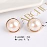 Semi-Precious Stones Peacock Malachite Turquoise Pearl Shell Button Stud Earrings for Women Daily Opal Earrings Outfit Jewelry