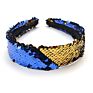Shenglan Design Two-Sided Sequins Headband Women Kid Flip Sequin Headband Shiny Bing Non Slip Hair Headband Hair Accessories