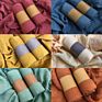 Snoozzz Breathable 2 Layer Bamboo Cotton Orange Swaddle Muslin Swaddle Blankets
