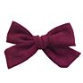 Soft Cotton Linen Fabric Bow Hair Clips Schoolgirl Sailor Bow Clips Baby Girls Hair Accessories