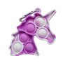 Stress Released Mini Push Bubble Fidget Key Chain Toys,Small Simple Pop Bubble Fidget Keychains Toys
