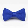 Style Men Women Soild Color Knit Bowtie Adjustable Double Deck Butterfly Bowties Designer Knitting Dress Knitted Bow Tie