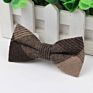 Style Plaid Children Bowtie Wool Bowties Baby Kid Kids Classical Pet Striped Butterfly Bow Tie Solid Color Ties