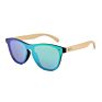 Sun Glasses Bambu Plastic Frame Bamboo Temple Sunglasses