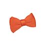 Super Adult Red Solid Color Yellow Stripe Knitted Bow Ties for Men