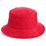 Unisex Embroidered Woven Corduroy Cotton Bucket Hat