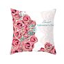 Valentine's Day Decorative Red Throw Pillow Covers Valentine Gift Love Heart Square Couple Cushion Cases for Sofa Bed18X18 Inch