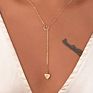 Vintage Boho Multi Layer Geometric Map Star Horns Metal Pendant Necklace for Women Collar