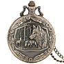 Vintage Pocket Watch with Chain for Unisex