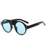 Vintage round Shape Sunglasses Woman Designer Hollow Middle Plastic Sun Glasses