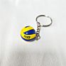 Volleyball Keychain Sport Key Chain Car Bag Ball Volleyball Key Ring Holder Volleyball Gifts for Players Keyring Rubber Keychain