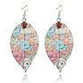 Vriua Abstract Hollow Out Face Dangle Earrings for Women Statement Long Drop Earrings Jewelry Earrings Boucles D'oreille