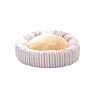 Warm Memory Foam Heating Pet Cat Plush round Dog Cushion Bed with Pillow