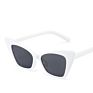 Womens Sunglasses Cat Eye Sunglasses White Brown Green