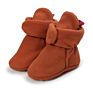 Wonbo Unisex Baby Newborn Faux Fleece Bootie Warm Infant Toddler Crib Shoes Classic Floor Boys Girls Boots