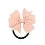 Zn Colorful Ribbon Hair Bows Girls Baby Children Elastic Hair Rope Hair Accessories