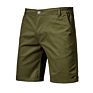 100% Cotton Shorts Men Solid Color Casual Short Mens Track Pants Jogger Knee-Length Shorts for Mens