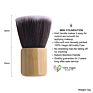 11Pcs Eco-Friendly Bamboo Handle Natural Hair Professional Makeup Brush Set/Kit Vegan Cruelty Free - Premium Synthetic Kabuki