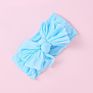 35 Colors Nylon Hair Accessories American Handmade Baby Kids Headwrap Elastic Bow Headband