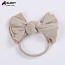 3Cm Wide Rubber Bands Baby Hair Ring European and American Bowknot Circle Band