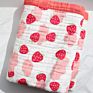 6 Layer Muslin Blanket Printed Design 110*110Cm Bath Towel Cotton Baby Blanket