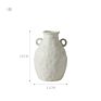 Abstract White Ceramic Vase Irregular Flower Vase Plant Handmade Art Porcelain Ceramic Vase Home Decor