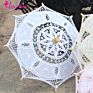 Ameliebridal Victorian Party Gifts Birthday Shower Handmade Wedding Decoration Bride Lace Umbrella Battenburg Lace Parasol
