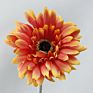 Artificial Daisy Bridal Flowers Bouquet Real Touch Silk Chrysanthemum with Flocking Stems